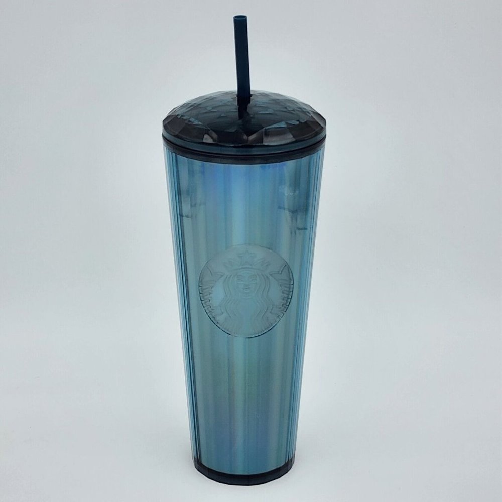 NEW Starbucks Ocean Kaleidoscope Dome Tumbler Summer 2022 Cold Cup Venti 24oz